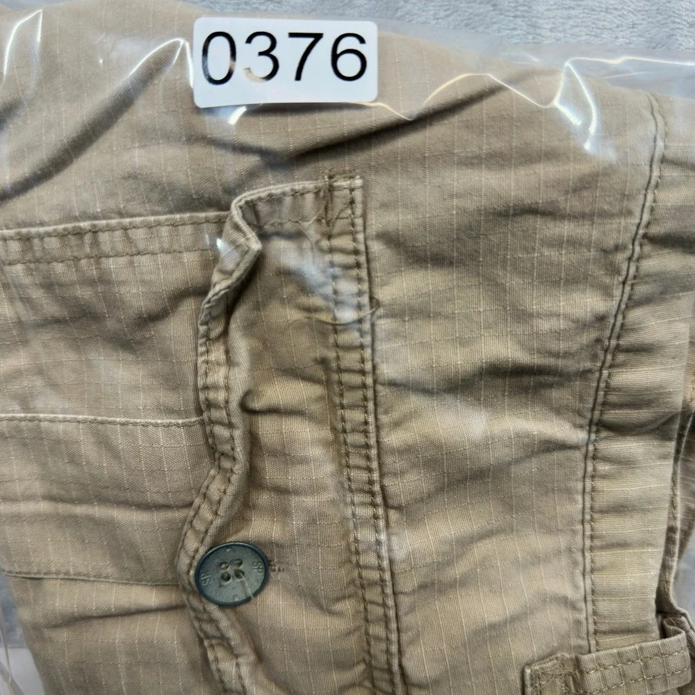 Southpole Cargo Shorts Mens 32 Tan Ripstop Khaki Utility Pockets Vintage Y2K